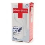 J&J FIRST AID ROLLED GAUZE