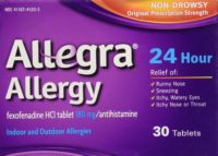Allegra Allergy 24 Hour, 30 CT (Pack of 1)