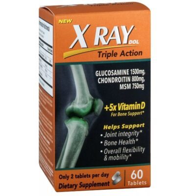 X RAY Triple Action, +5x Vitamin D, 60 Tablets