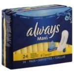 ALWAYS 24 CT MAXI REGULAR
