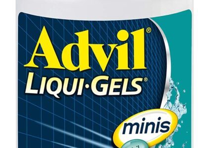 Advil Liqui-Gels minis Pain Reliever and Fever Reducer, Pain Medicine for Adults with Ibuprofen 200mg for Pain Relief - 200 Liquid Filled Capsules
