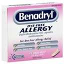 BENADRYL DYE-FREE SOFTGEL 24'S