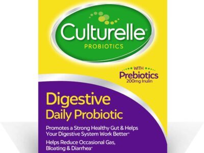 Culturelle Pro Strength Daily Probiotic Capsules, Probiotic For Men & Women, Most Clinically Studied Probiotic Strain Proven to Support Digestive & Immune Health, Gluten & Soy Free, 60 Count