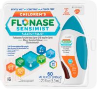 Flonase Sensimist Allergy Relief Nasal Spray for Children, 24 Hour Non Drowsy Allergy Medicine - 60 Gentle Sprays