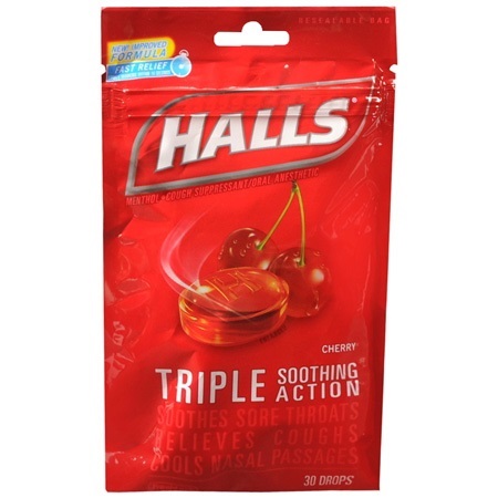 HALLS BAG 30'S CHERRY