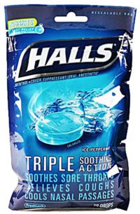 HALLS BAG 30'S ICE BLUE