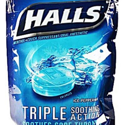 HALLS BAG 30'S ICE BLUE