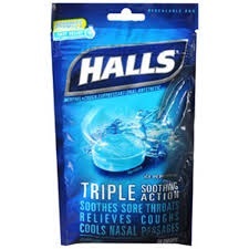 HALLS BAG 30S X-STR MENTH