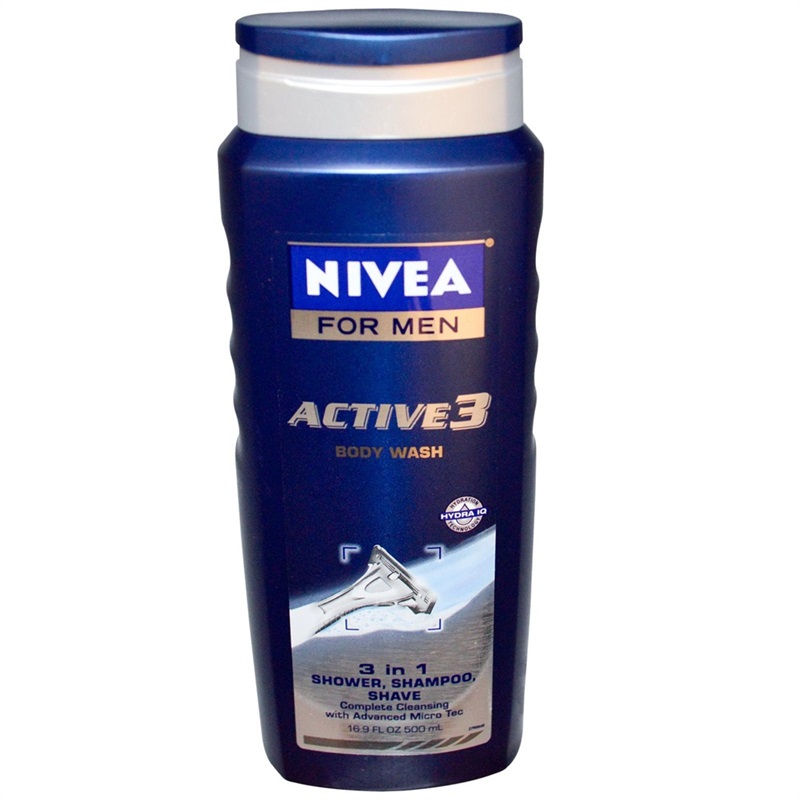 NIVEA B/W ACTIVE MEN 3IN1 16OZ