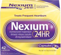 Nexium 24Hr Acid Reducer Relief Capsules for All-Day and Night Protection from Frequent Heartburn Medicine with Esomeprazole Magnesium, 42 Count
