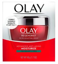 Olay Regenerist Micro-Sculptng Cream 1.7 Ounce Jar (Fragrance-Free) (50ml) (3 Pack)