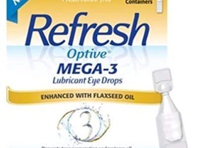 REFRESH OPTIVE MEGA-3 LUBRICANT EYE DROPS (Pack of 2)