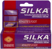 SILKA, Silka Athlete's Foot Cream with Terbinafine Hcl 1%, 0.5 Ounce
