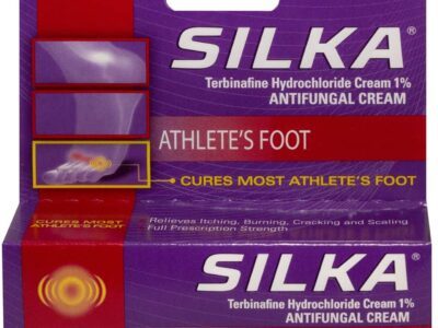 SILKA, Silka Athlete's Foot Cream with Terbinafine Hcl 1%, 0.5 Ounce