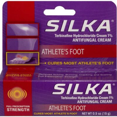 SILKA, Silka Athlete's Foot Cream with Terbinafine Hcl 1%, 0.5 Ounce