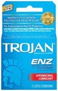 TROJAN 3'S ENZ SPERMICIDAL