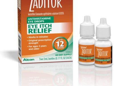 Zaditor Antihistamine Eye Drops, Twin Pack, 5-mL Each