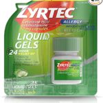 Zyrtec Antihistamine 10 mg Liquid Gels - 25 CT