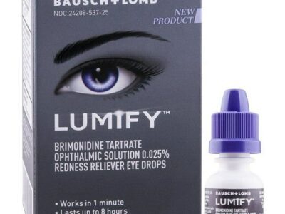 Lumify Redness Reliever Eye Drops, Value Size 3 Pack, 0.25 Ounce Each (3 X 7.5mL)