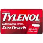 Tylenol Extra Strength Caplets | 500 mg Acetaminophen Pain Reliever | 225 Count