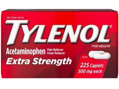 Tylenol Extra Strength Caplets | 500 mg Acetaminophen Pain Reliever | 225 Count
