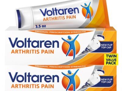 New Easy Open Cap - Voltaren Arthritis Pain Gel for Powerful Topical Arthritis Pain Relief - 100 G x 2