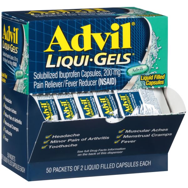 2CT ADVIL LIQGEL (BOX OF 50-2CT)