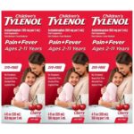 Children's Tylenol Oral Suspension, Cherry, 4 Ounce (Pack of 3)