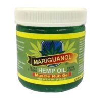 Mariguanol Hemp Oil Muscle Rub Gel 4 Oz