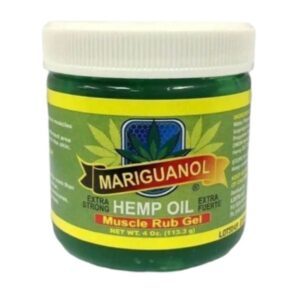 Mariguanol Hemp Oil Muscle Rub Gel 4 Oz