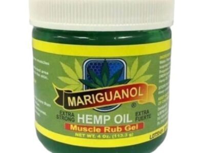 Mariguanol Hemp Oil Muscle Rub Gel 4 Oz