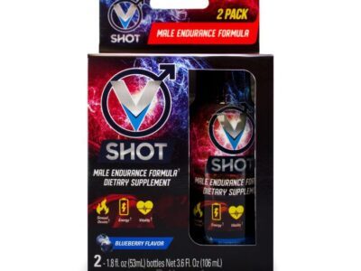 Vshot Male Endurance Formula/Fórmula de resistencia masculina 3.6oz 2-Pack