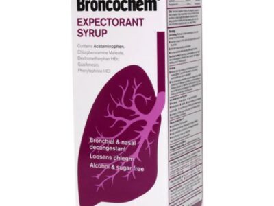 Broncochem Expectorant Syrup/ Expectorante Jarabe 4 Oz