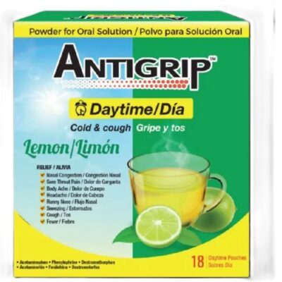 Antigrip Daytime/Dia [Cold & Cough - Gripe y Tos] 18x 10gm Packets