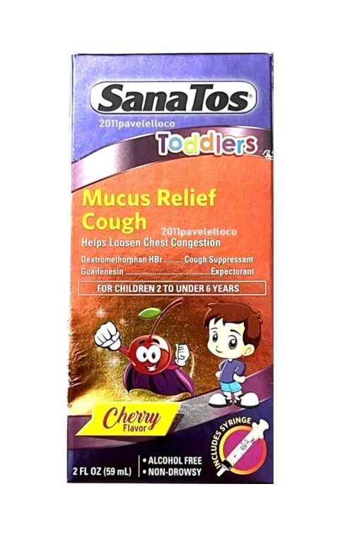 SanaTos for Toddlers Mucus Relief Cough 2 fl oz ( 59 ml )