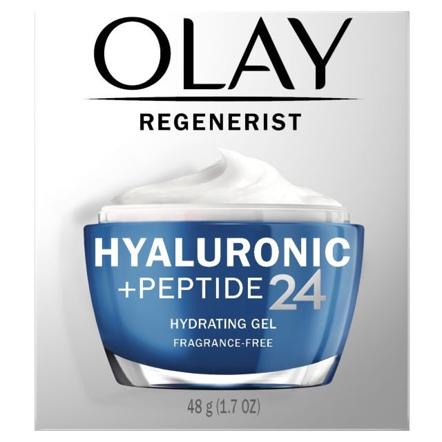 Olay Regenerist Hyaluronic + Peptide 24 Gel Face Moisturizer, 1.7 Oz