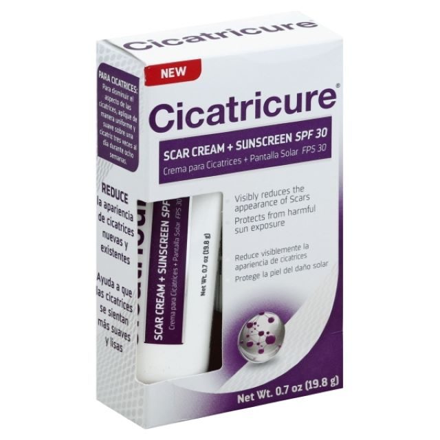 Cicatricure Scar Cream+Sunscreen SPF-30 (0.7 Oz)