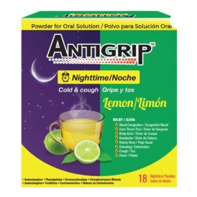 Antigrip Nighttime/Noche 18 packets