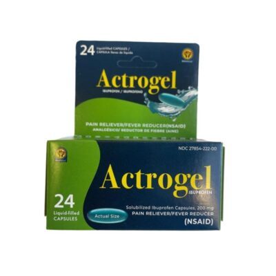 Actrogel Ibuprofen 200mg 24 capsules