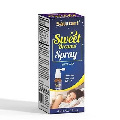 Salutari Sweet Dreams Sleep Aid Oral Spray - Promotes Rest and Relaxation - 0.5 Fl Oz