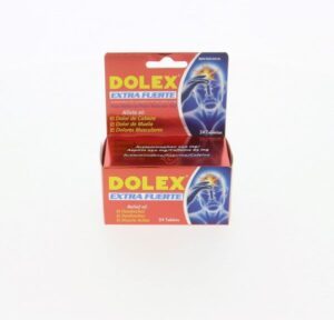 Dolex Extra Fuerte Pain Reliever Aid - Ayuda a Aliviar El Dolor X 24 Tabs