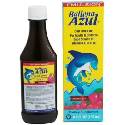 Ballena Azul Aceite De Hígado De Bacalao Para Adultos Y Niños COD Liver Oil, Children & Adults
