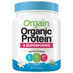 Orgain Organic Vegan Protein & Superfoods Organic Plant Based Powder - Vanilla - 18oz