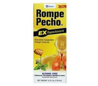 Rompe Pecho EX, Expectorant, sugar-free, Adults & Children, 6 fl Oz (178 ml)