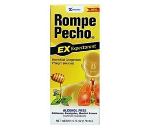 Rompe Pecho EX, Expectorant, sugar-free, Adults & Children, 6 fl Oz (178 ml)