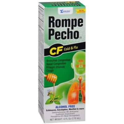 Rompe Pecho, for Cold & Flu, sugar-free, Adults & Children, 6 fl Oz (178 ml)