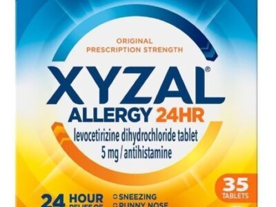 XYZAL Allergy 24HR, Antihistamine, 5mg, 35 Tablets