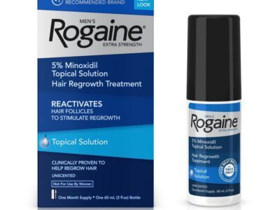 Rogaine Extra Strength 5% Minoxidil Topical Solution, Hair Regrowth, Men, 2 fl. oz