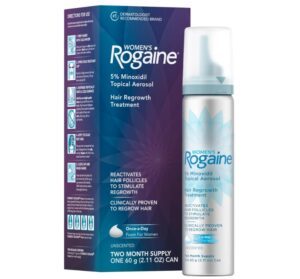 Women's Rogaine 5% Minoxidil Foam, Unscented, 2-Month Supply