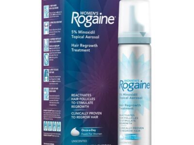 Women's Rogaine 5% Minoxidil Foam, Unscented, 2-Month Supply